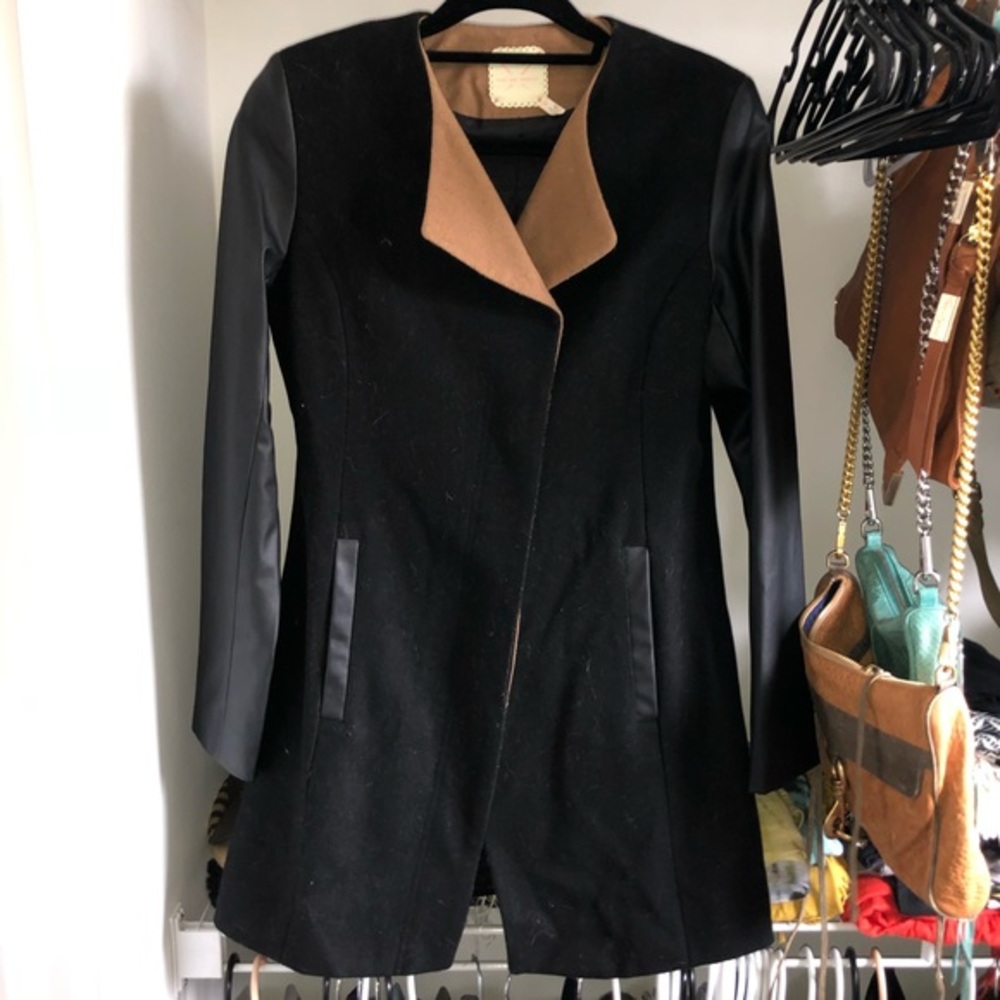 Two toned trench coat